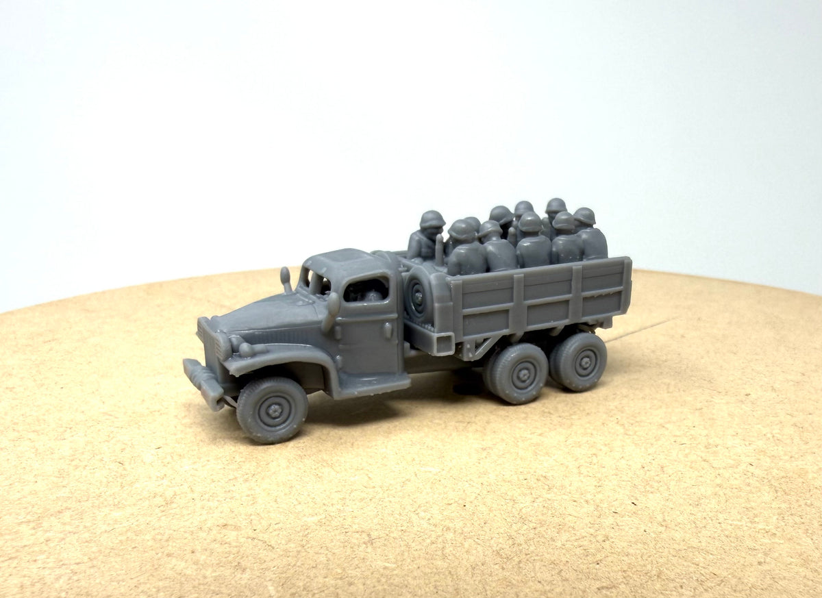 GMC "Deuce and a Half. American Truck with Troops