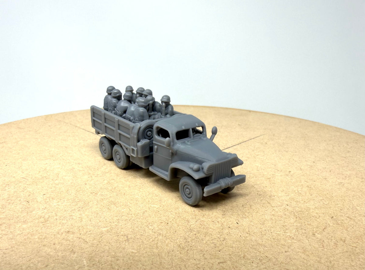 GMC "Deuce and a Half. American Truck with Troops