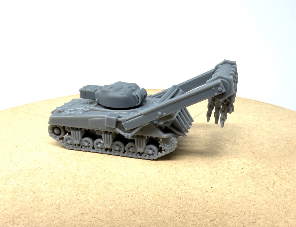 Sherman Crab. British Developed Flail Tank