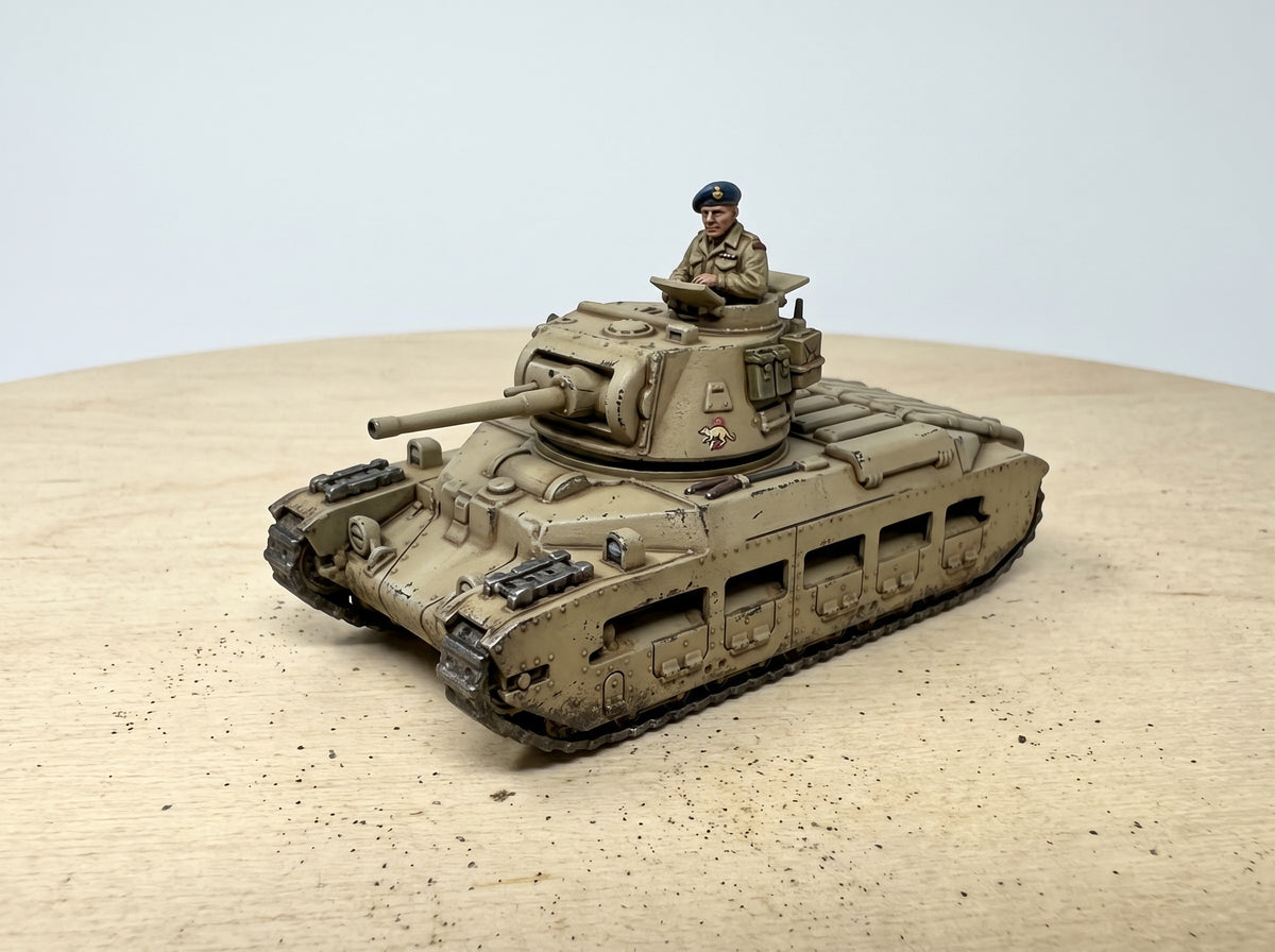 Matilda II British Infantry Tank with Commander