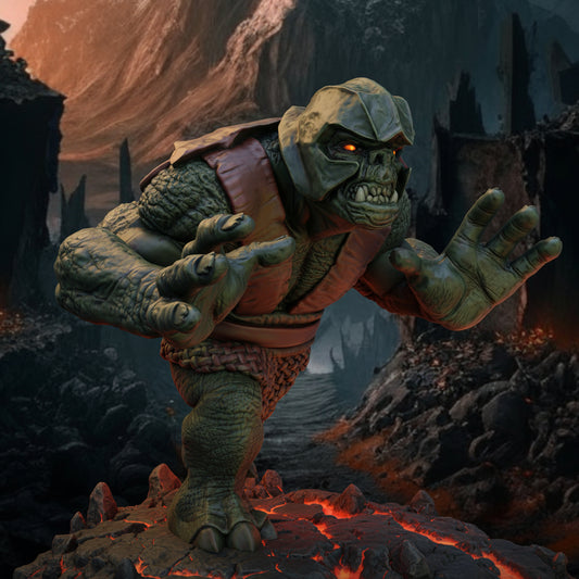 Siege Transport Troll pushing