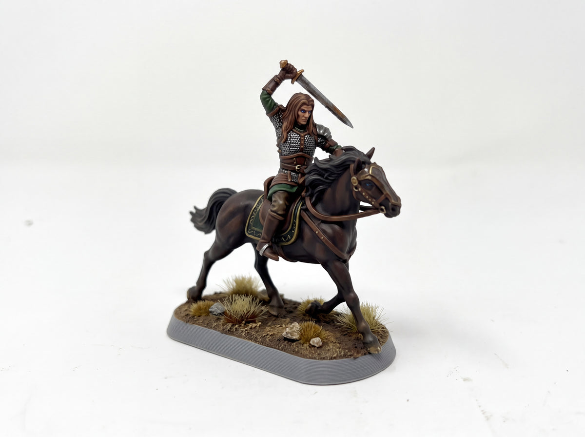 Thalred on foot and mounted