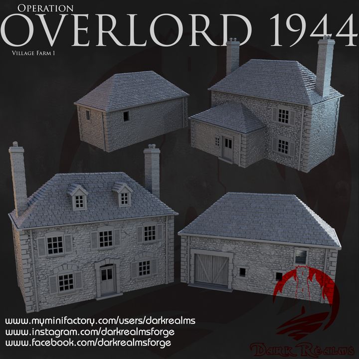 Overlord 1944 Farmhouse & Barn