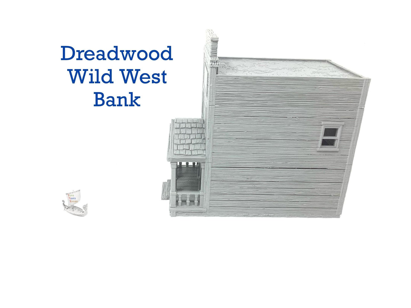 Dreadwood, a Wild West Frontier Town. Bank