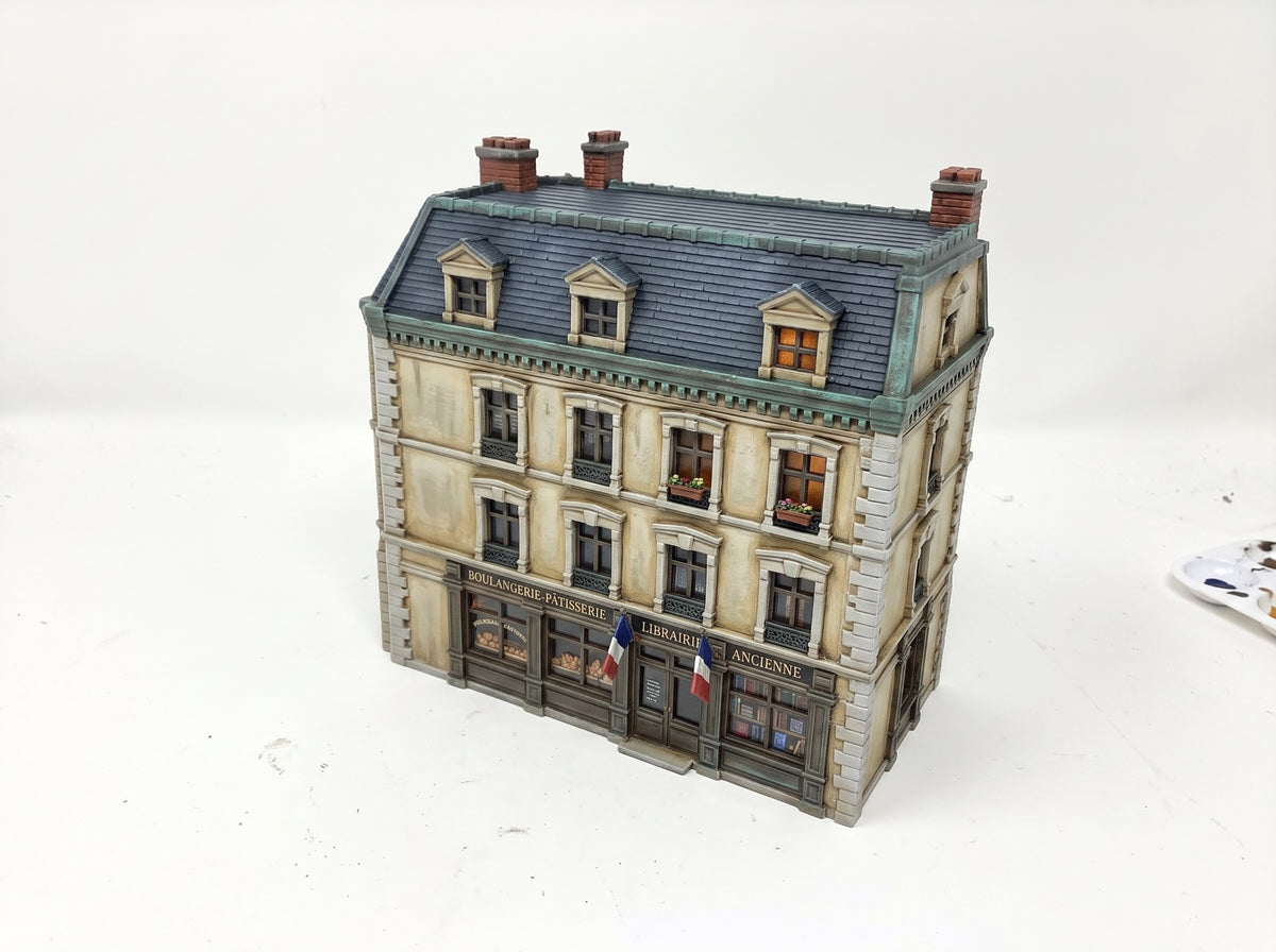 WW2 French Town and City Buildings 3d Printed Tabletop Scenery for Epic Scale