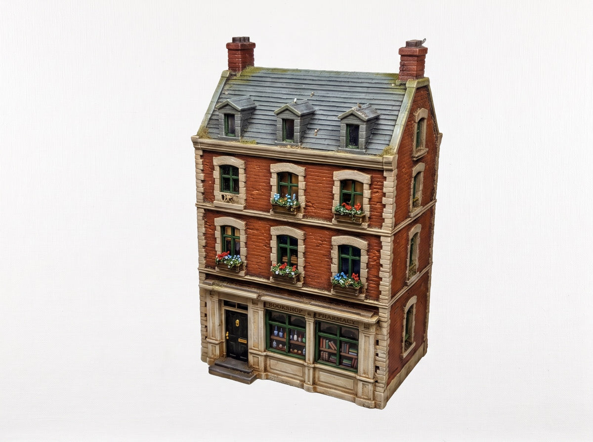 WW2 French Town and City Buildings 3d Printed Tabletop Scenery for Epic Scale