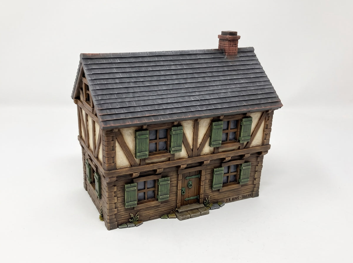 WW2 French Town and City Buildings 3d Printed Tabletop Scenery for Epic Scale