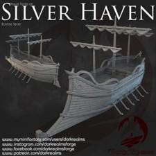 Silver Haven Elven Ship