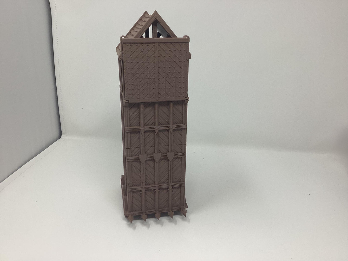 Siege Tower: 4-Story Wheeled Assault Platform for Wargaming