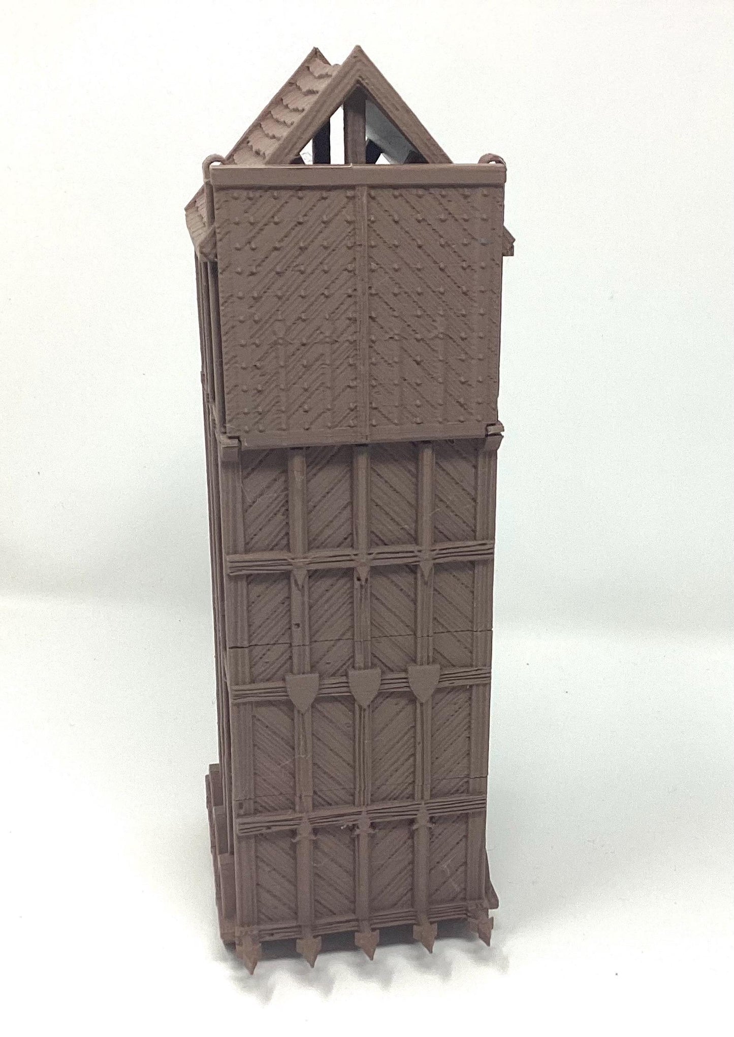 Siege Tower: 4-Story Wheeled Assault Platform for Wargaming
