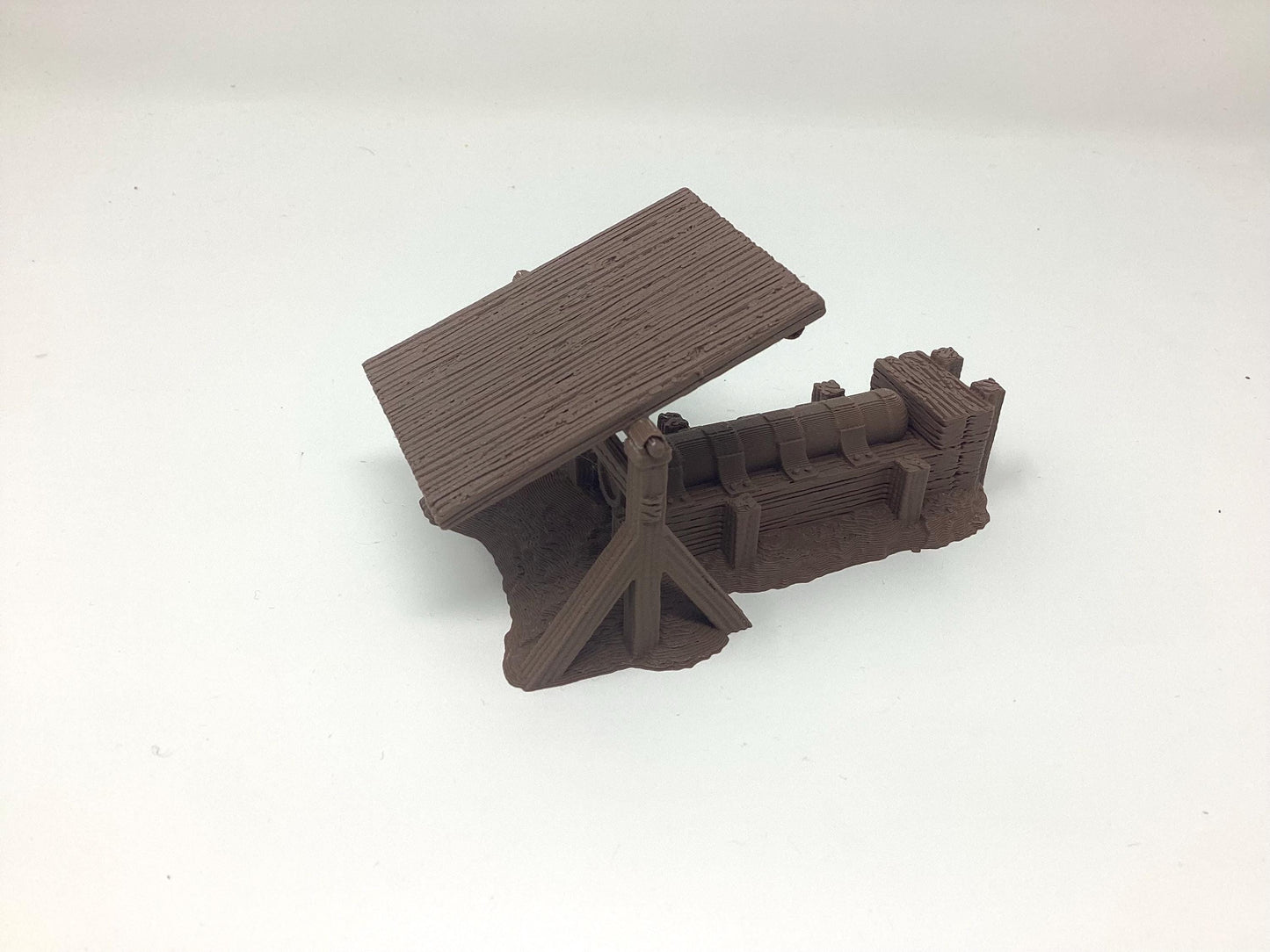 Bombard with moveable protective shield