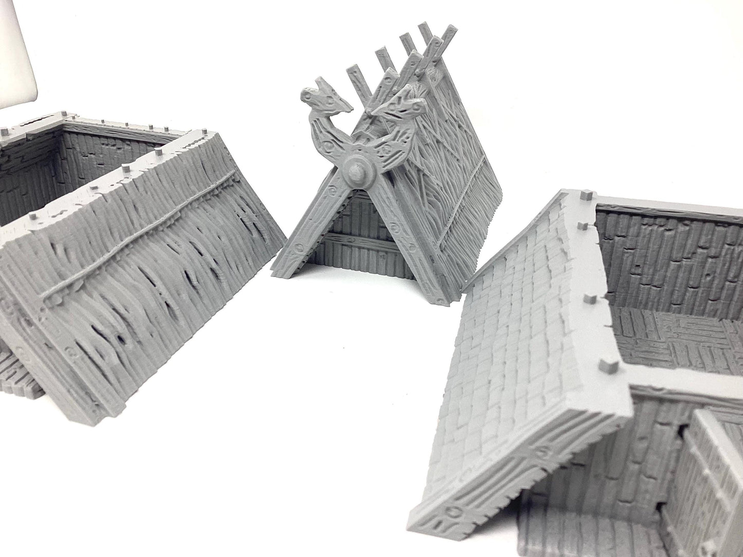 Viking Huts: PLA Filament Model Set