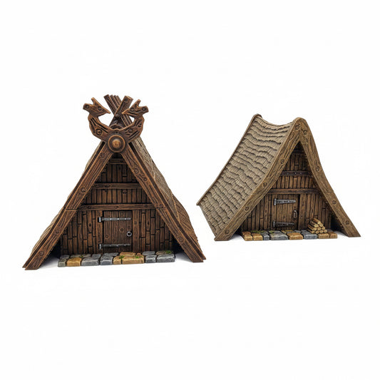 Viking Huts: PLA Filament Model Set
