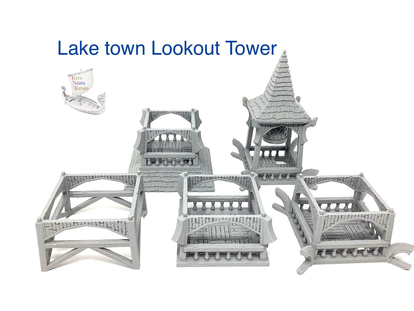 Lake town Lookout Tower with Bell