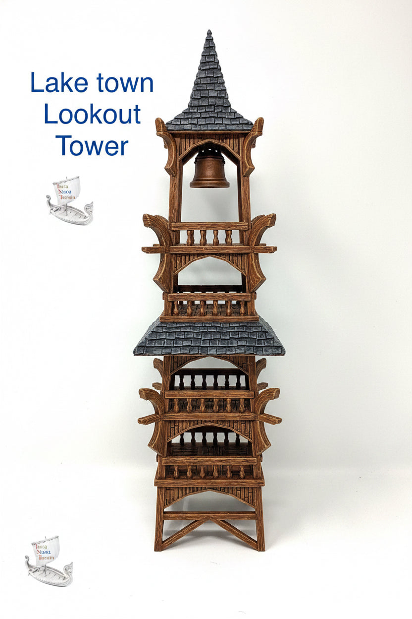 Lake town Lookout Tower with Bell