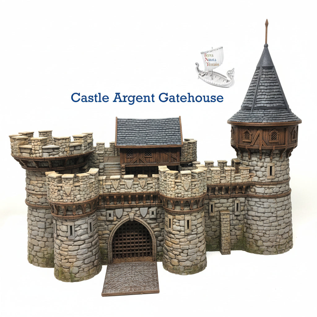 Castle Argent Gatehouse: Wargaming Terrain
