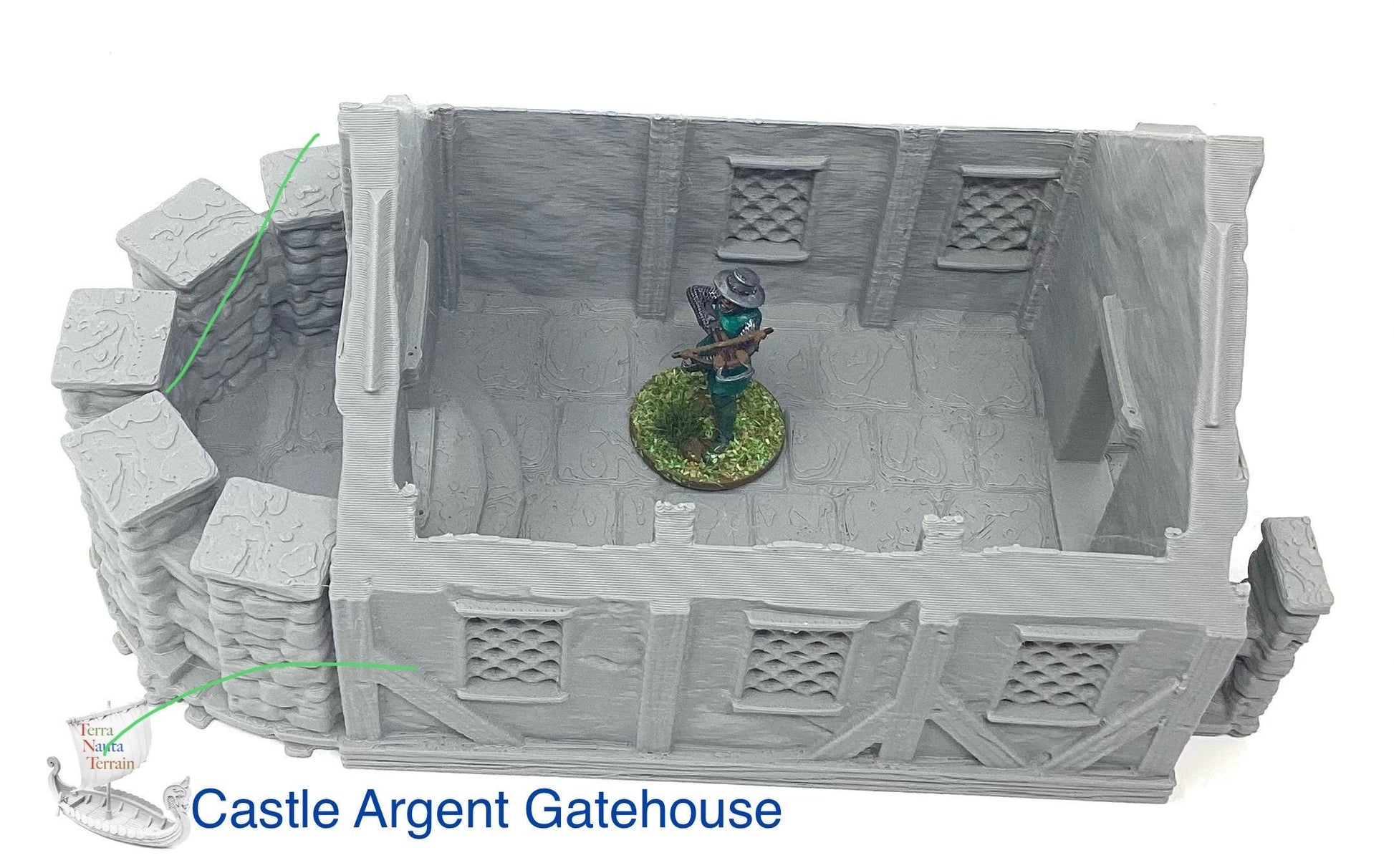 Castle Argent Gatehouse: Wargaming Terrain