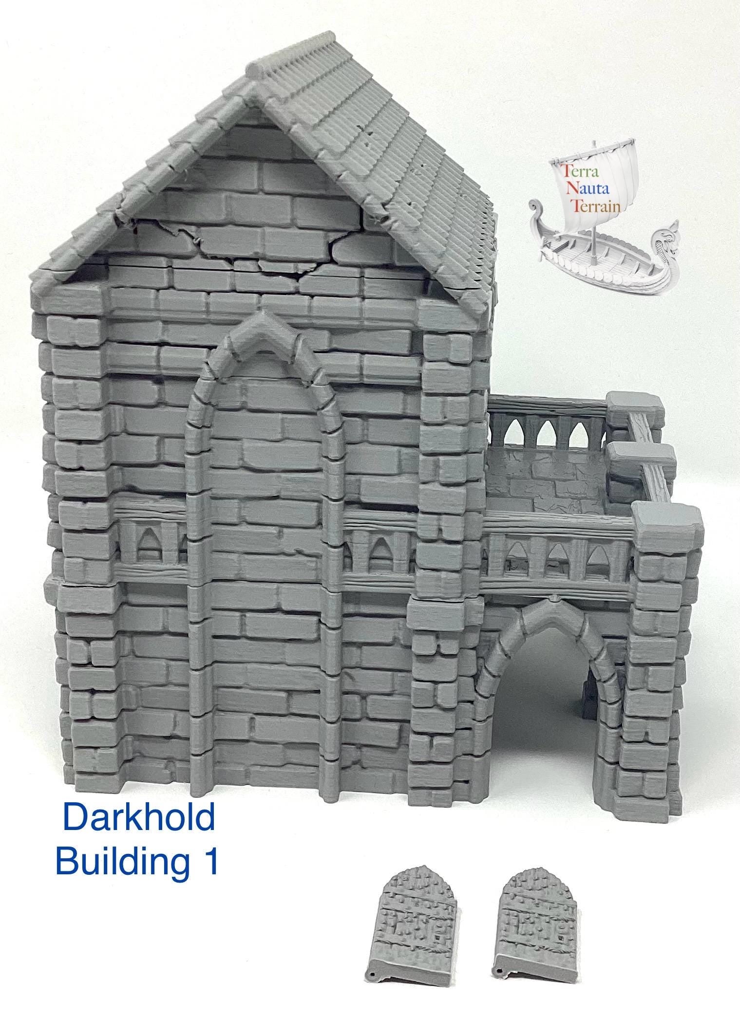 Darkhold Bastion: 3D Printed Wargaming Terrain Building