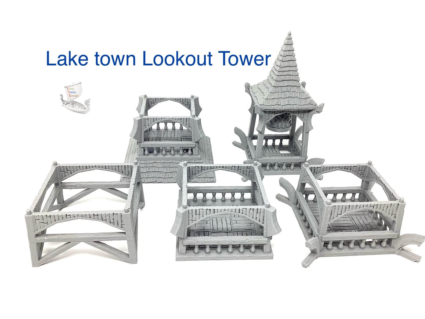 Lake town Lookout Tower with Bell