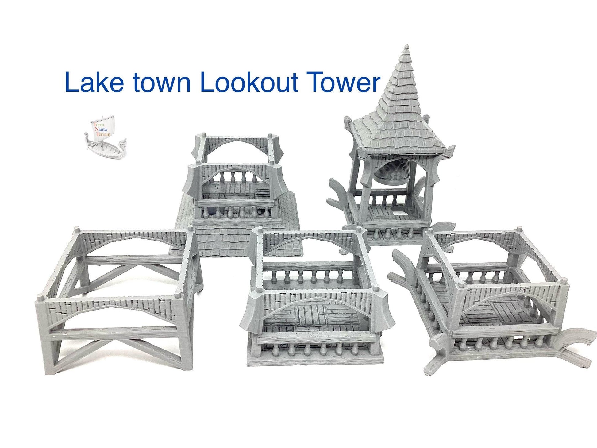 Lake town Lookout Tower with Bell