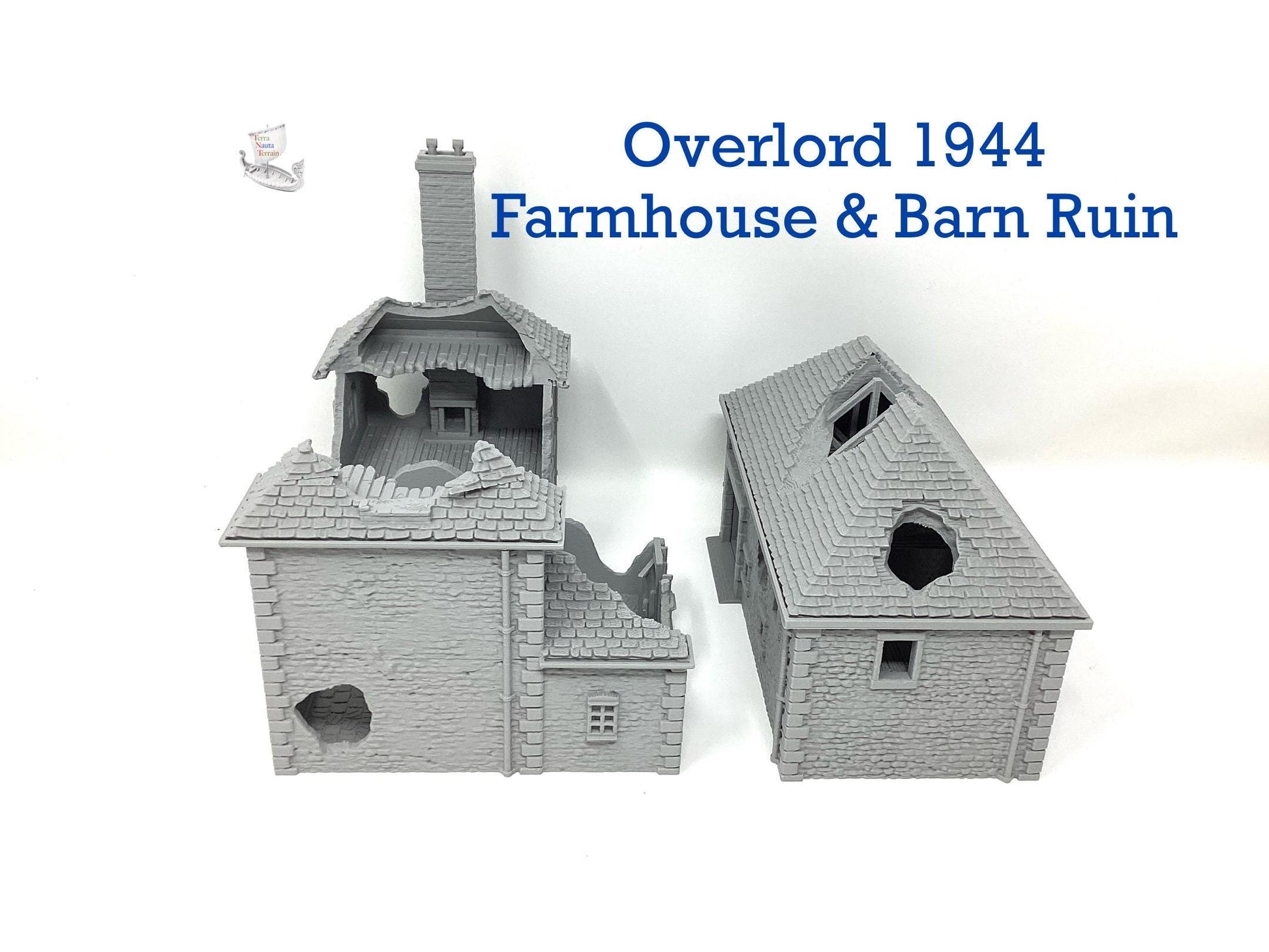 Overlord 1944 Farmhouse & Barn Ruin