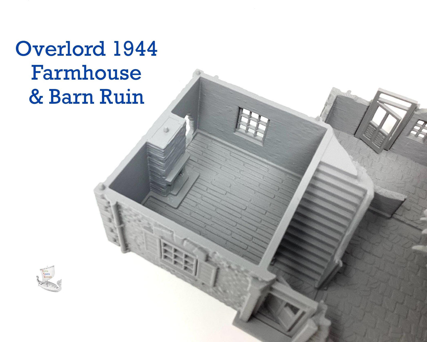 Overlord 1944 Farmhouse & Barn Ruin