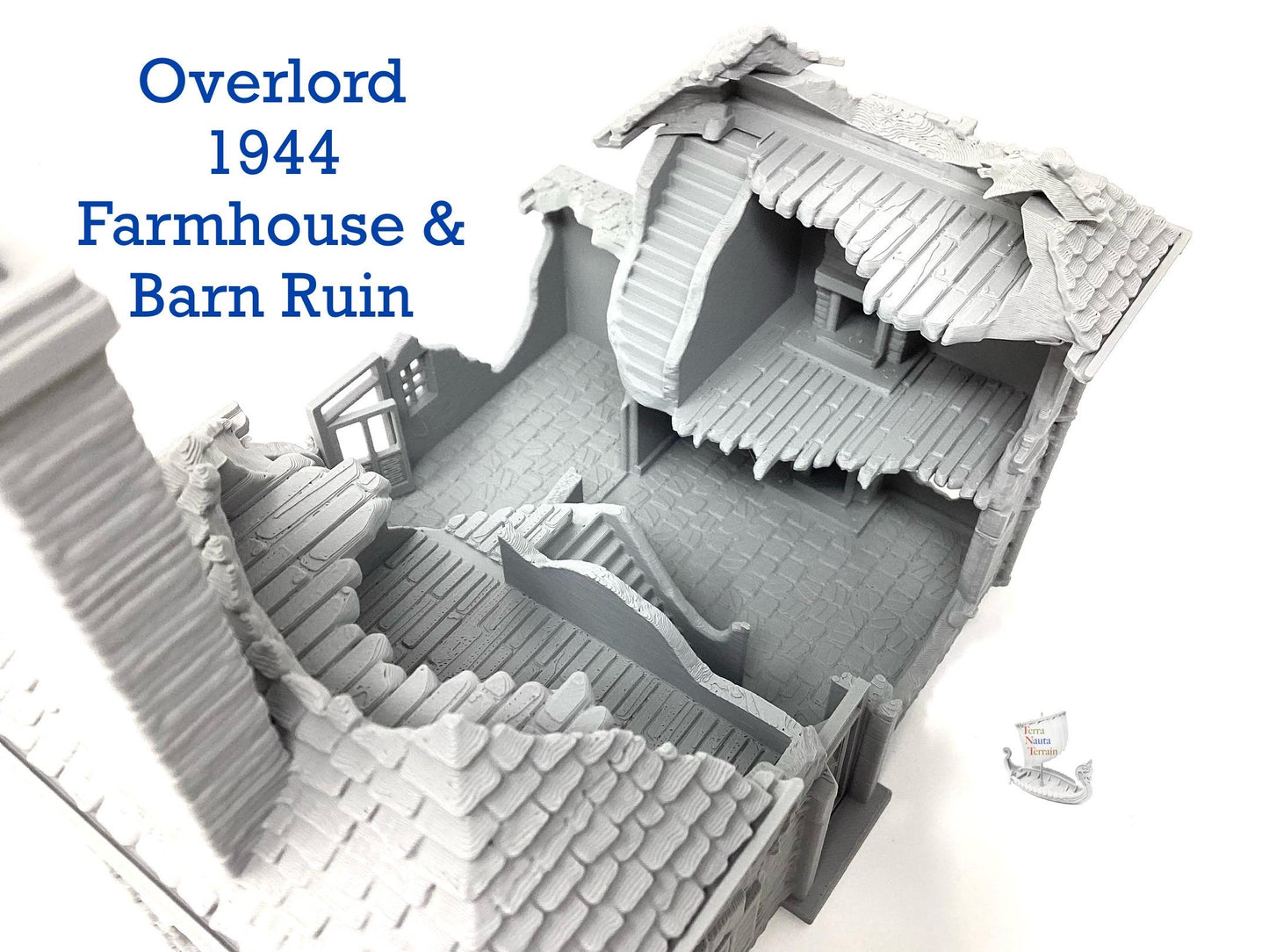 Overlord 1944 Farmhouse & Barn Ruin