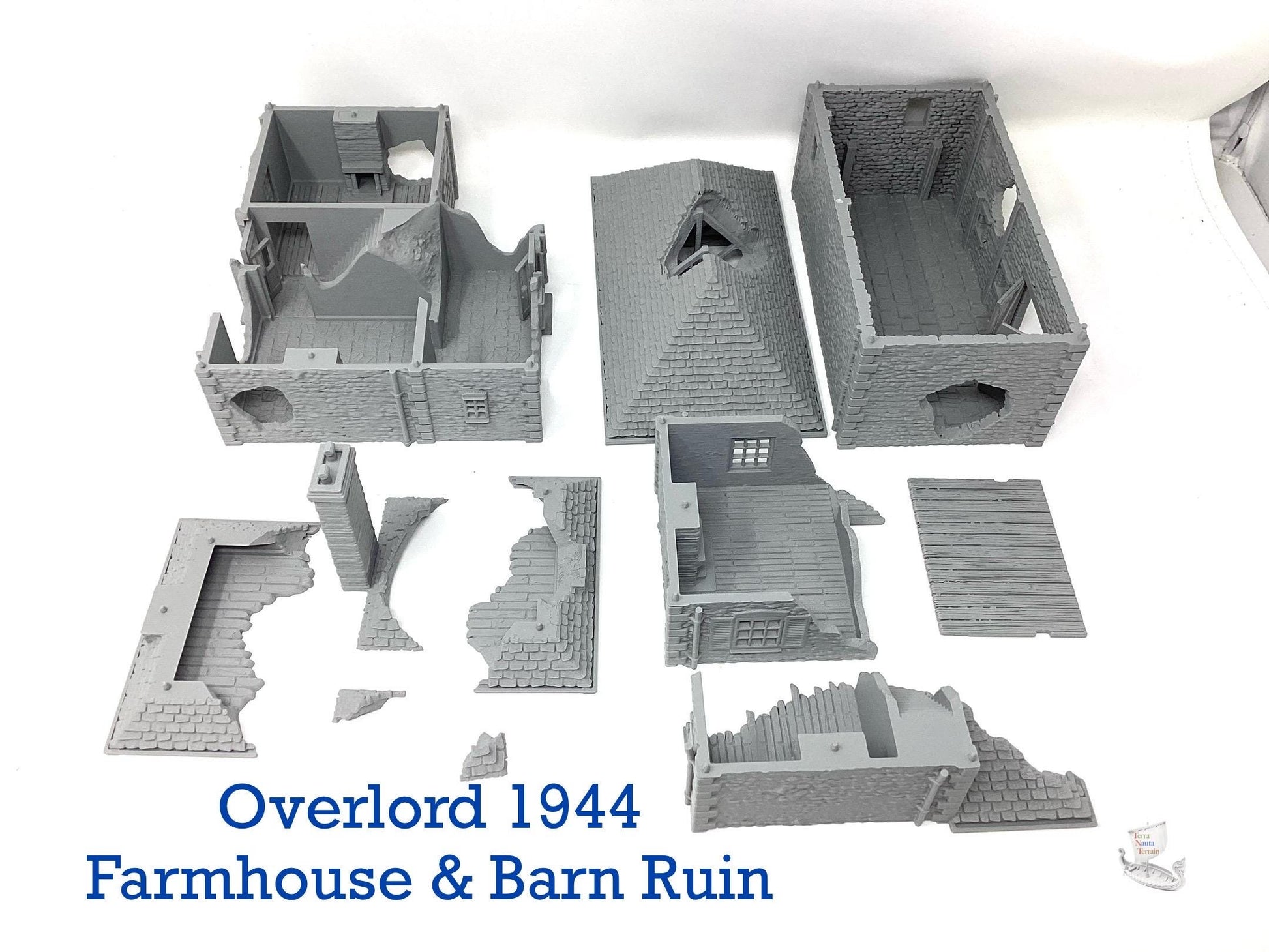 Overlord 1944 Farmhouse & Barn Ruin