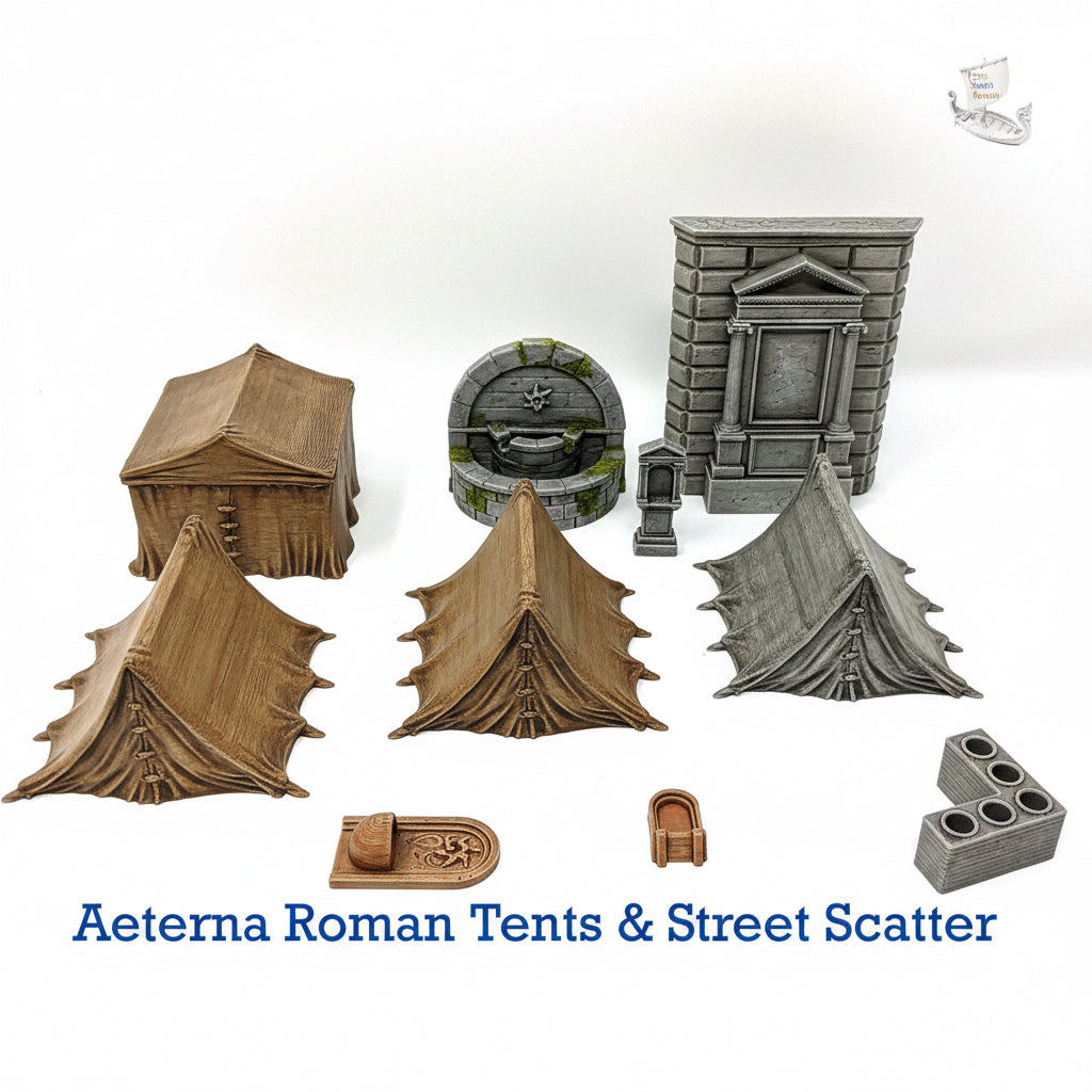 Aeterna Roman Tents & Street Scatter