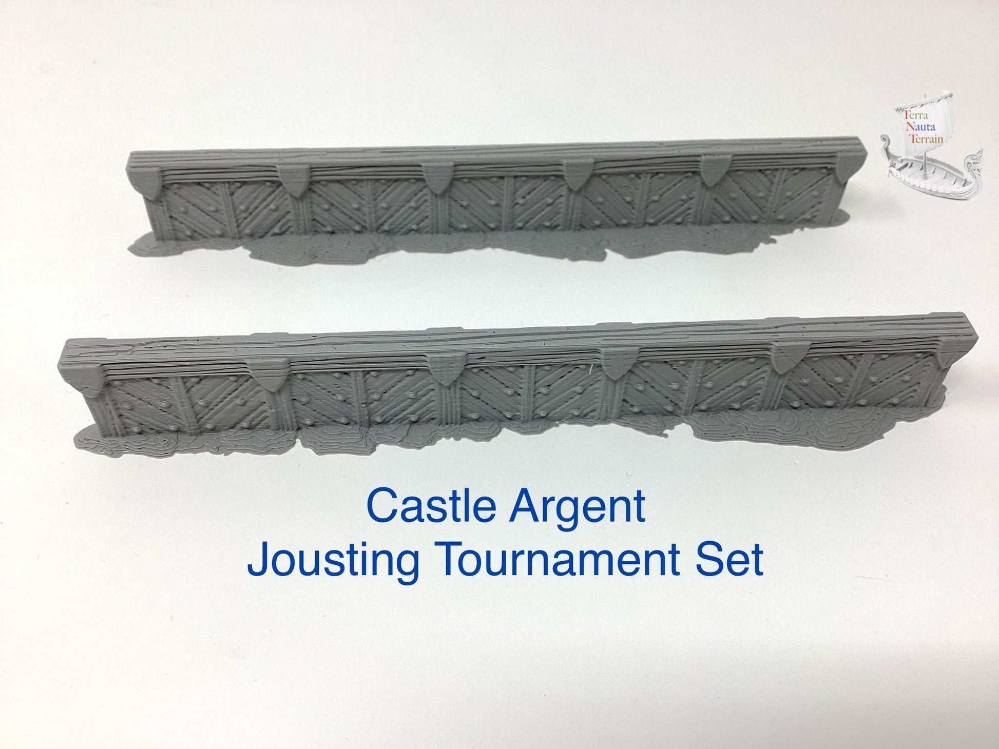 Castle Argent Jousting Tournament Set: Medieval Wargaming Terrain