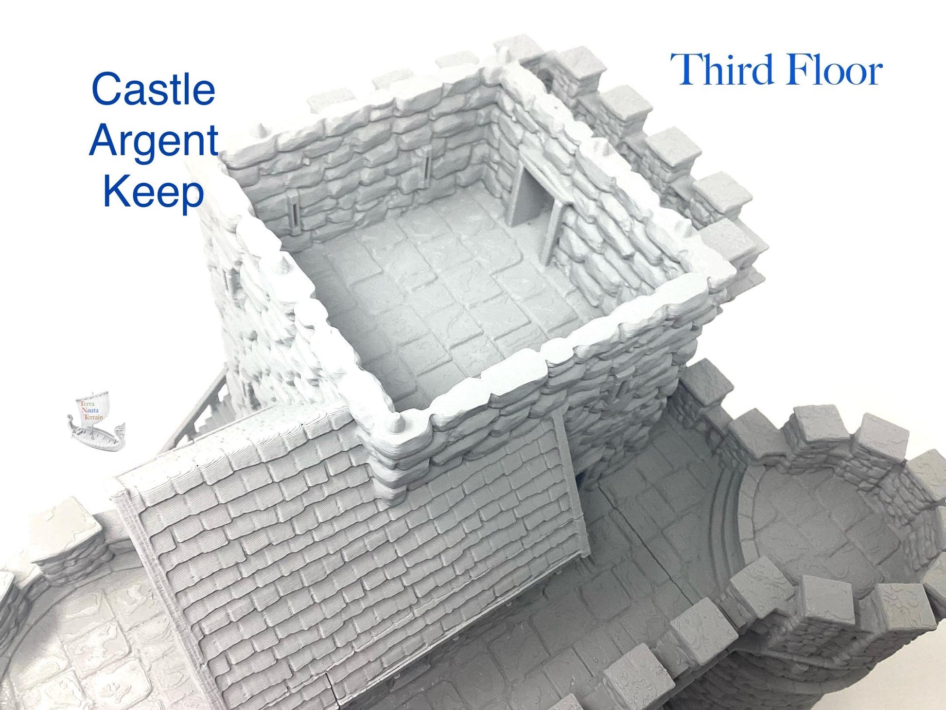 Castle Argent Keep: Medieval Wargaming Fortress - 4 Floors