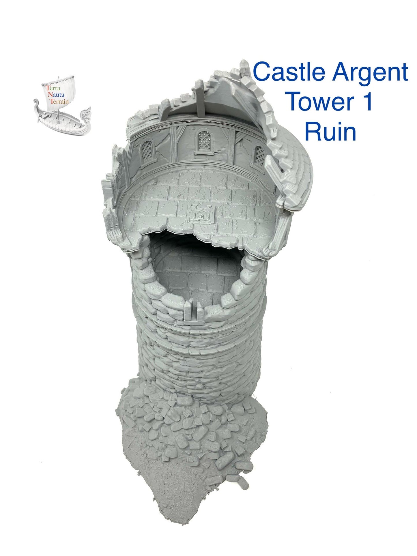 Castle Argent Tower Ruins: Wargaming Terrain
