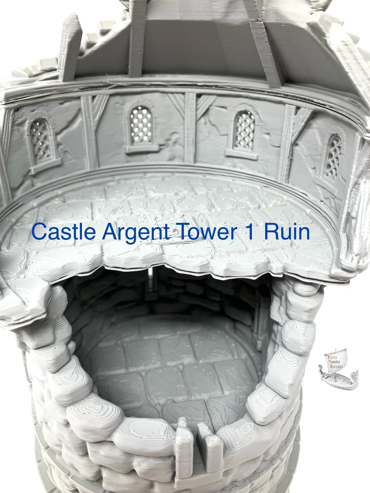 Castle Argent Tower Ruins: Wargaming Terrain