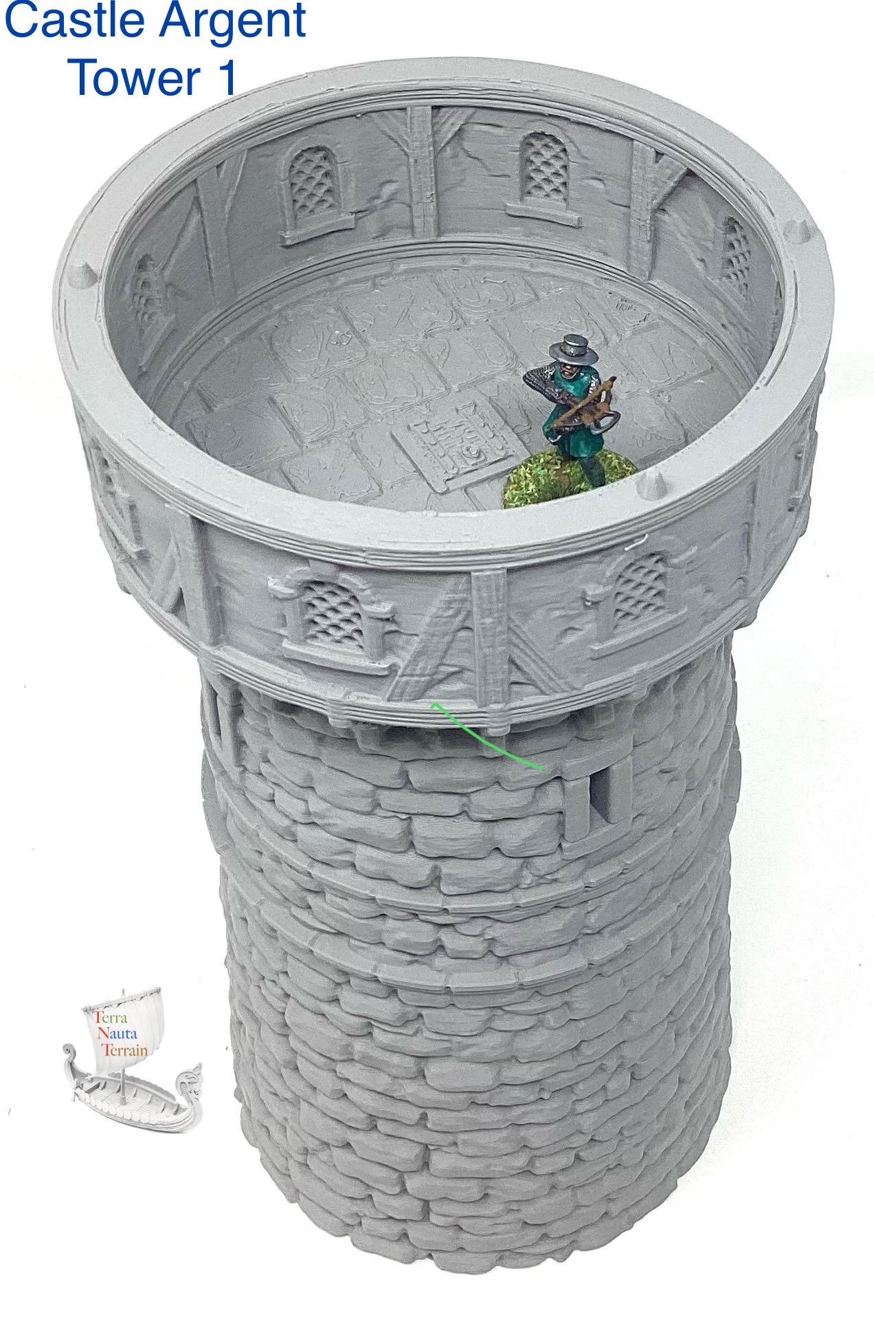 Castle Argent Tower: Wargaming Scenery