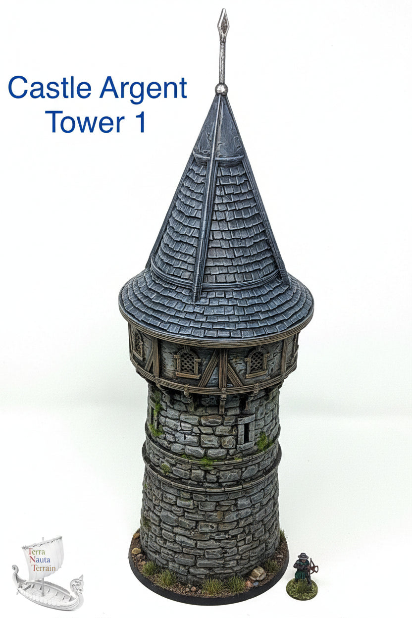 Castle Argent Tower: Wargaming Scenery