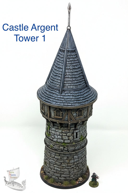 Castle Argent Tower: Wargaming Scenery