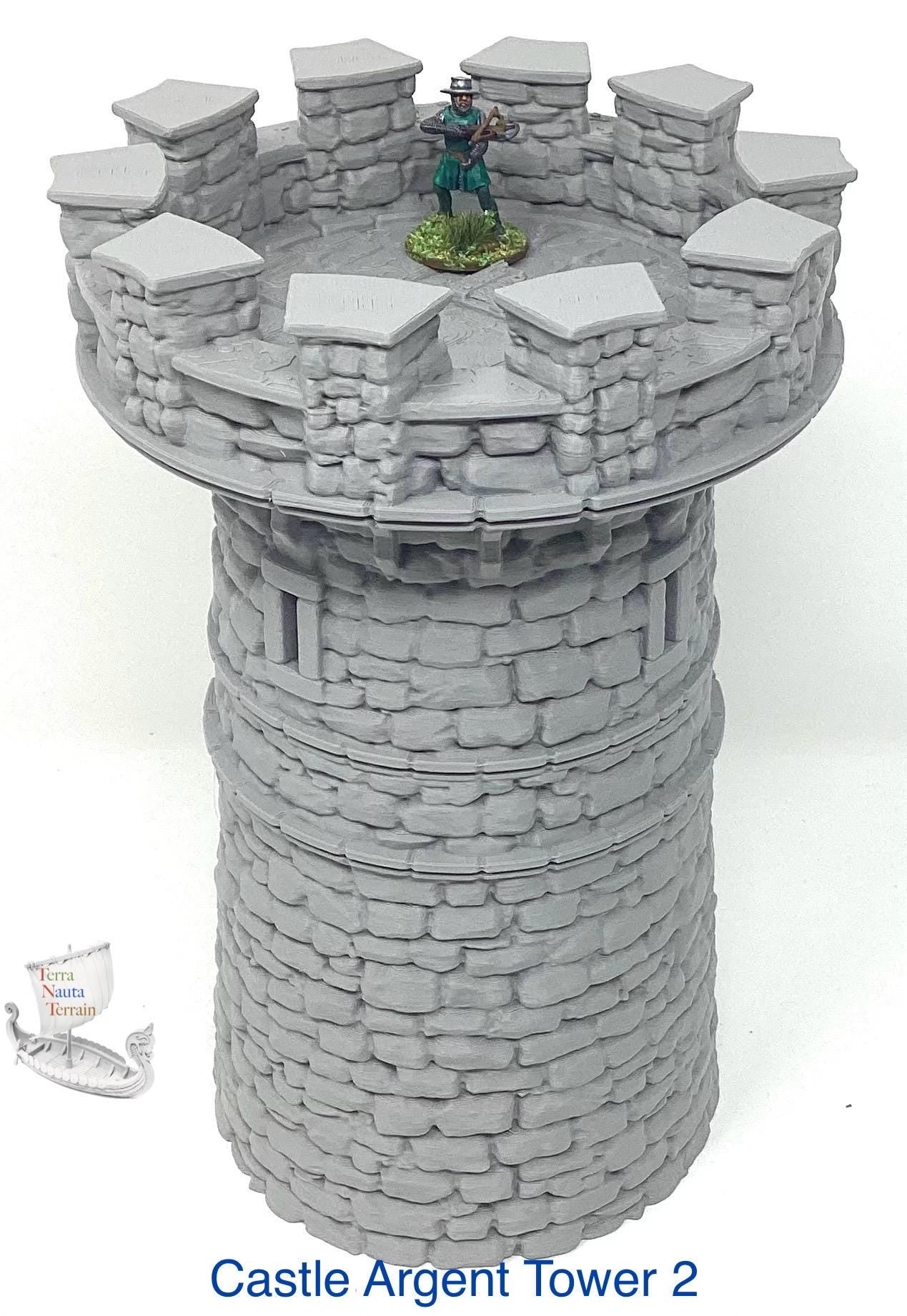 Castle Argent Tower: Wargaming Scenery