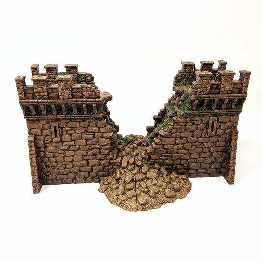 Castle Argent Wall Ruins: Wargaming Terrain