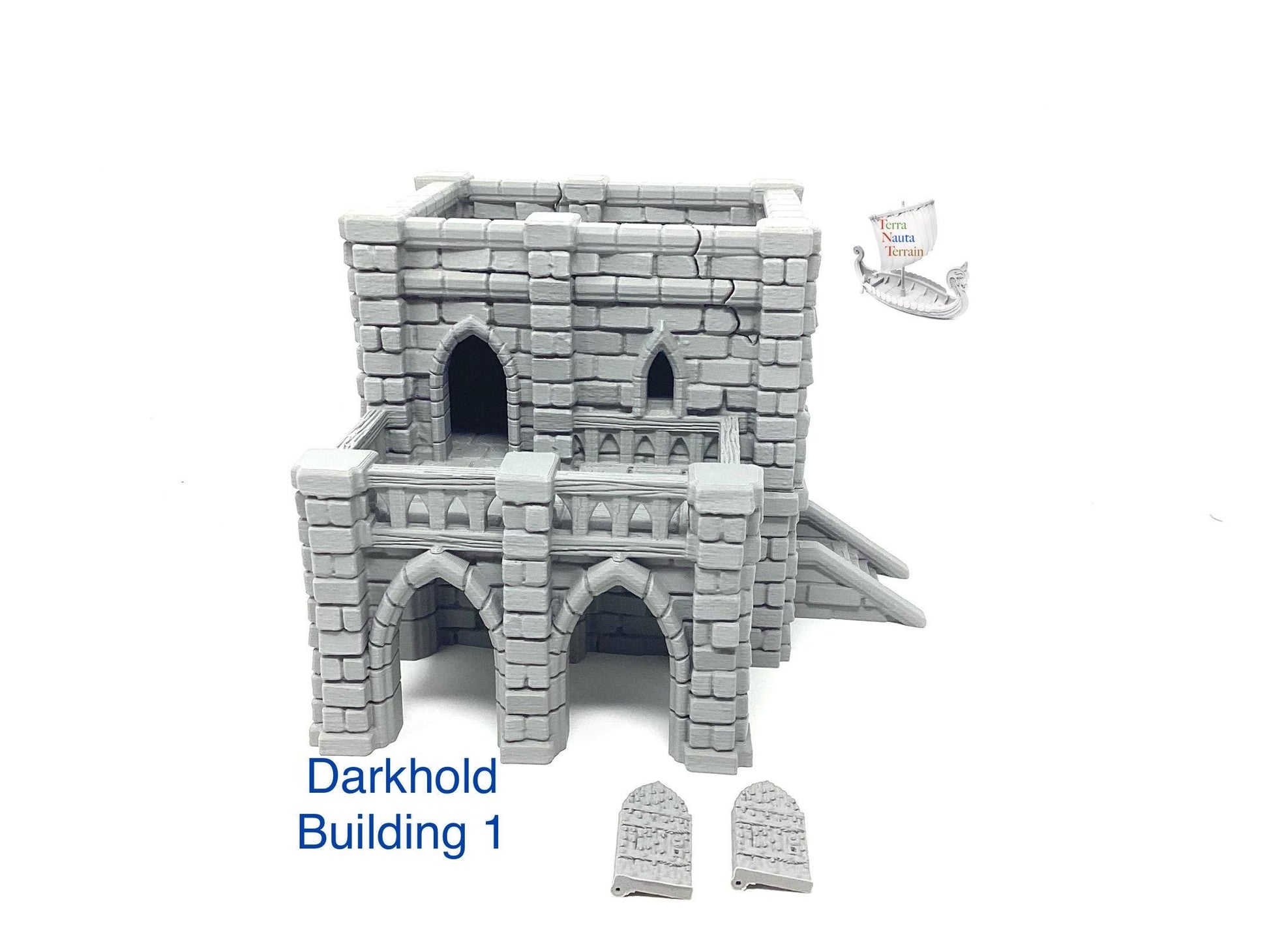 Darkhold Bastion: 3D Printed Wargaming Terrain Building