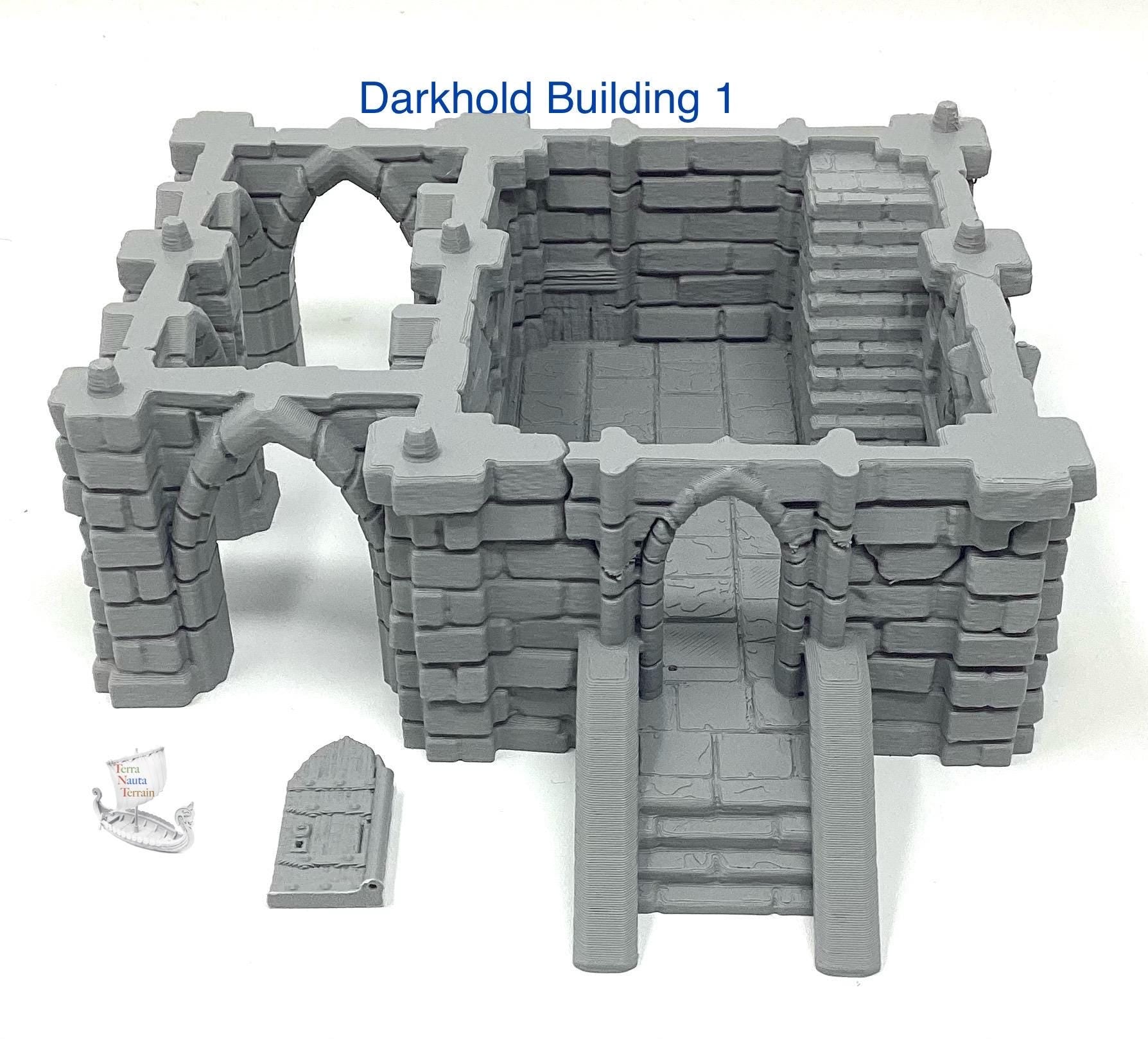 Darkhold Bastion: 3D Printed Wargaming Terrain Building