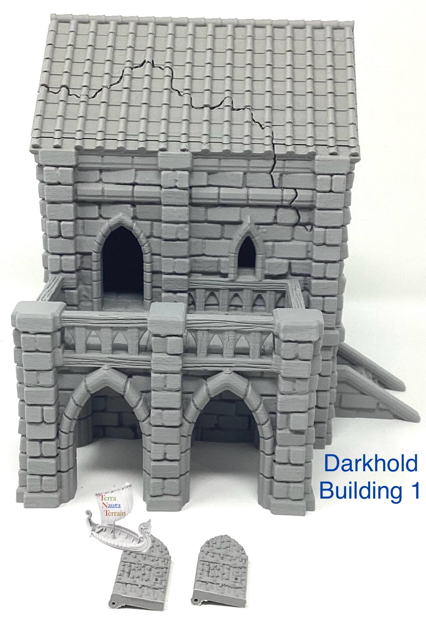 Darkhold Bastion: 3D Printed Wargaming Terrain Building