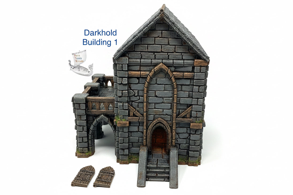 Darkhold Bastion: 3D Printed Wargaming Terrain Building