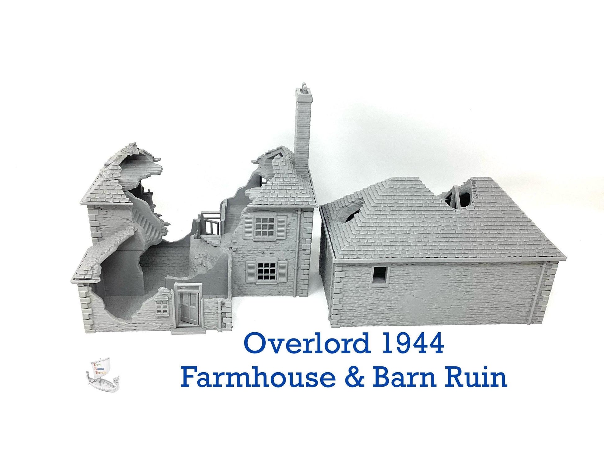 Overlord 1944 Farmhouse & Barn Ruin