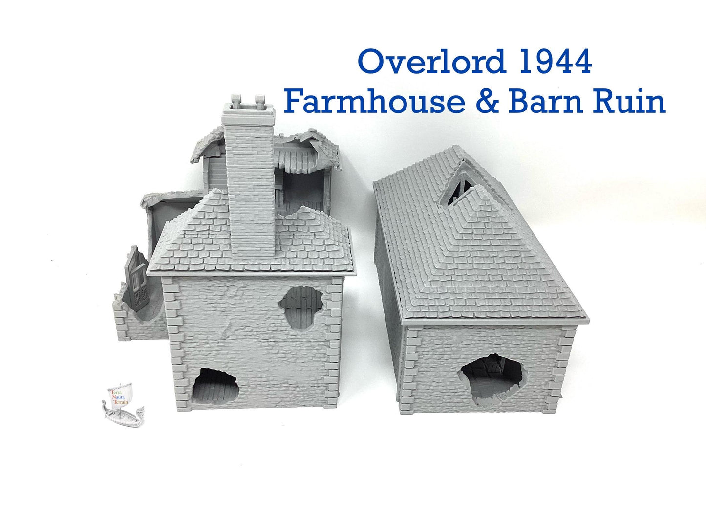 Overlord 1944 Farmhouse & Barn Ruin