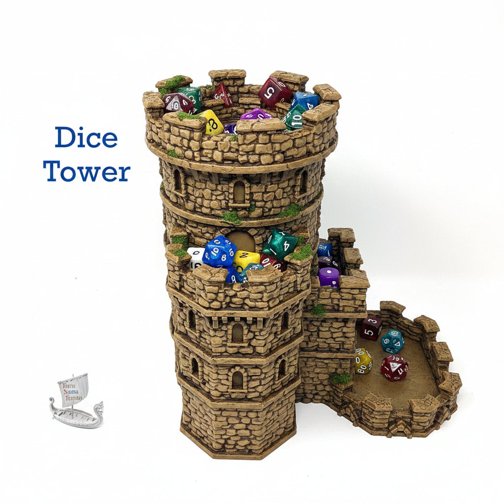 Dice Tower. Ideal accessory for all dice throwing from D&D and wargaming to family board games