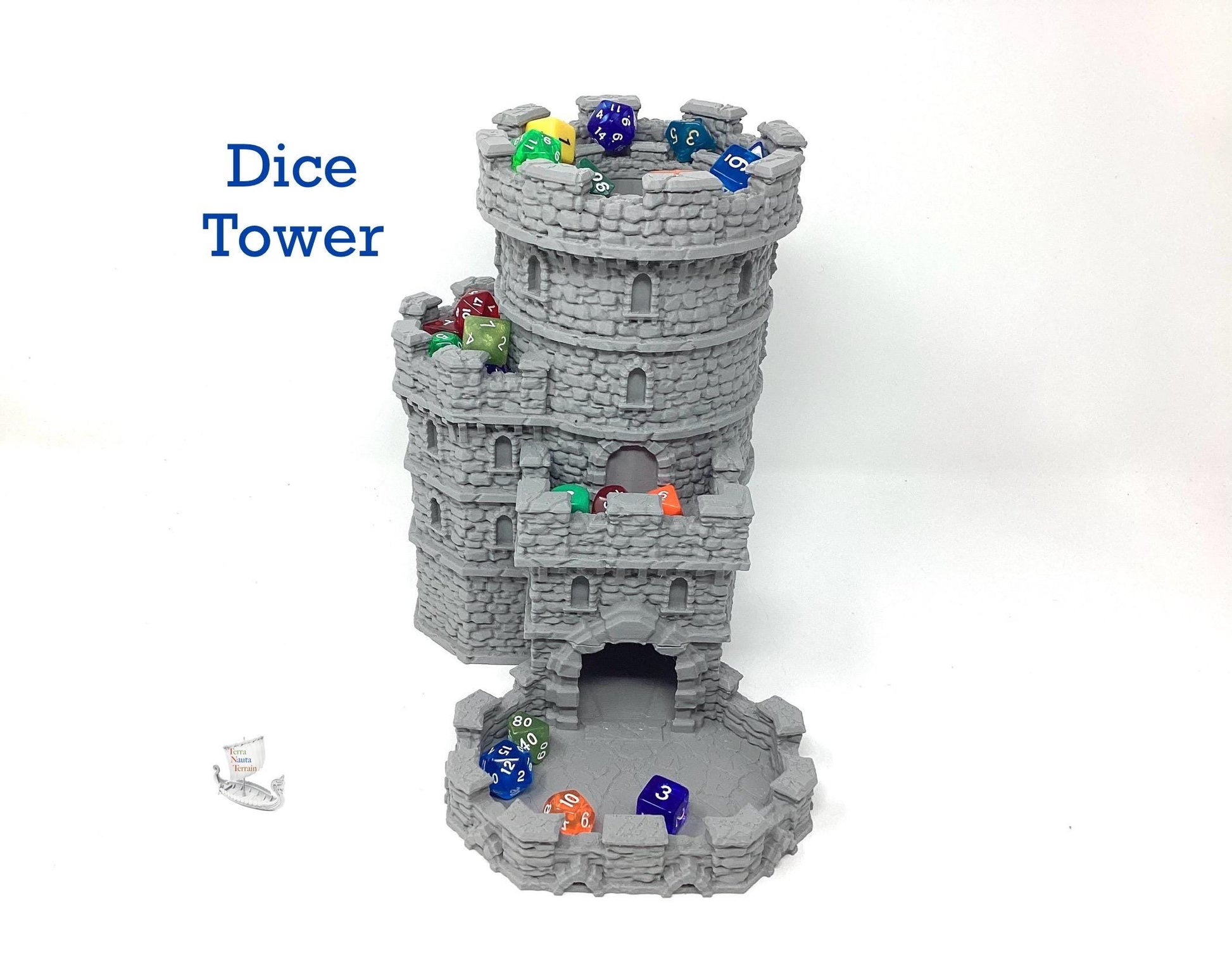 Dice Tower. Ideal accessory for all dice throwing from D&D and wargaming to family board games
