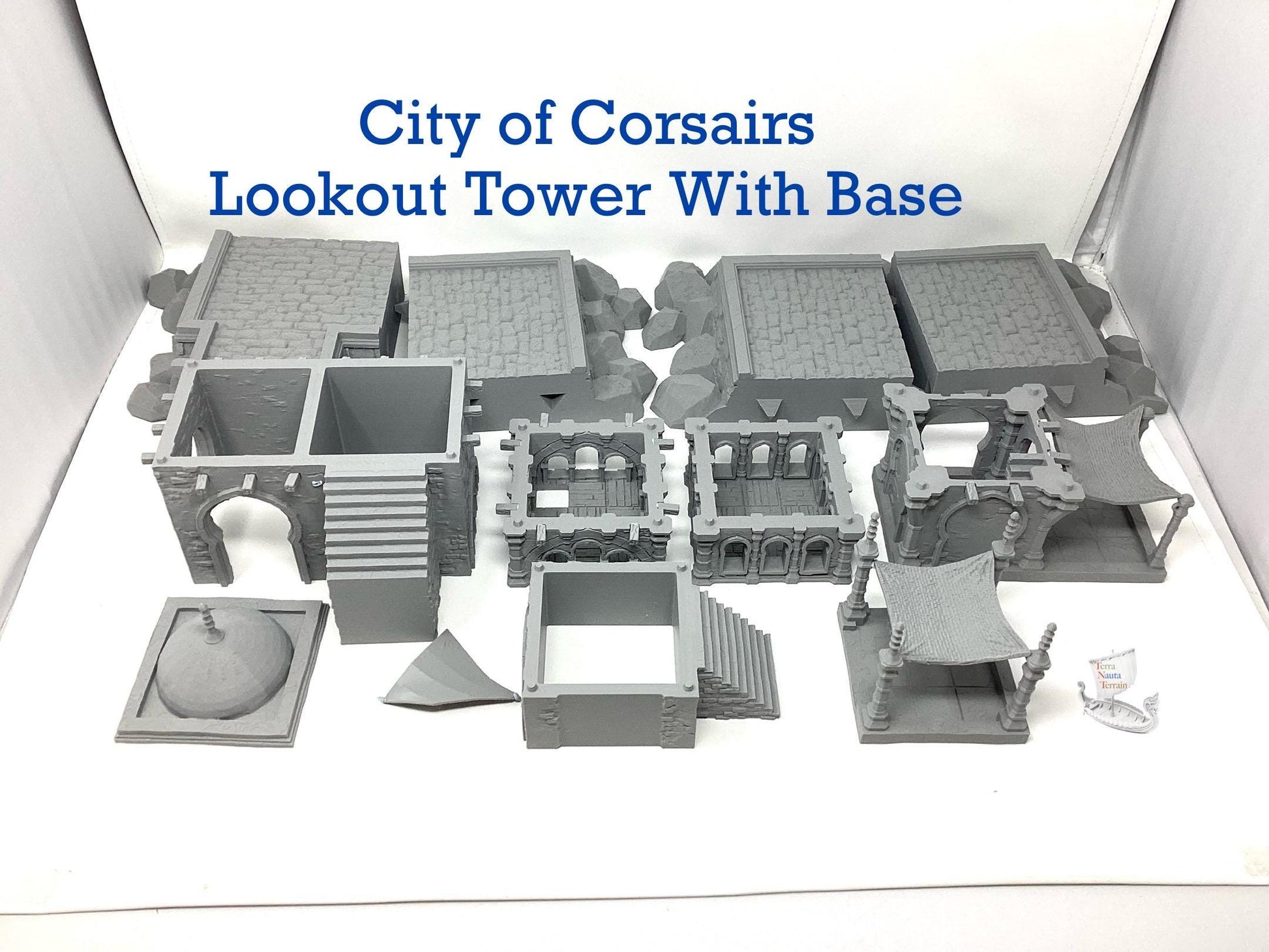 City of Corsairs Lookout Tower with base