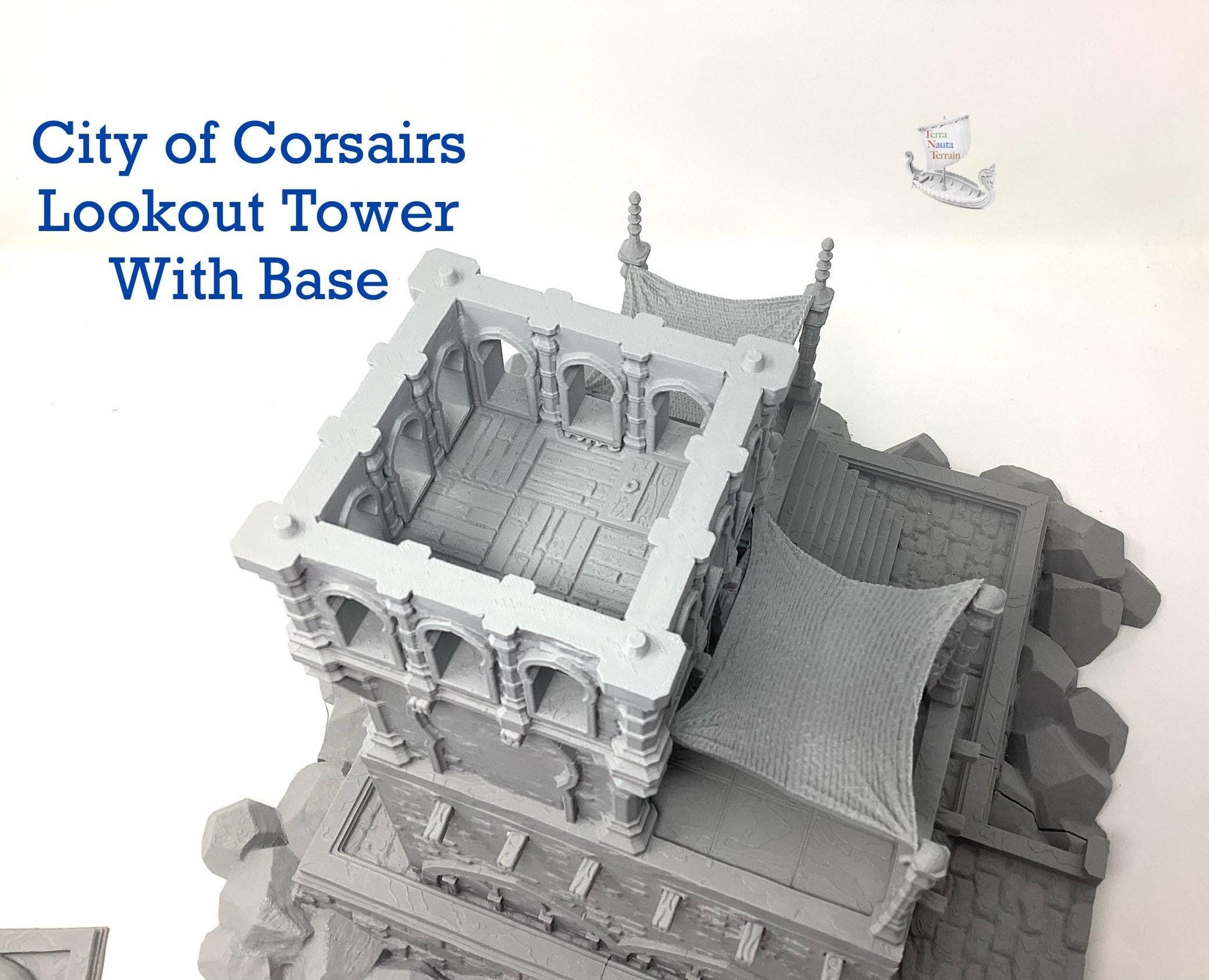 City of Corsairs Lookout Tower with base