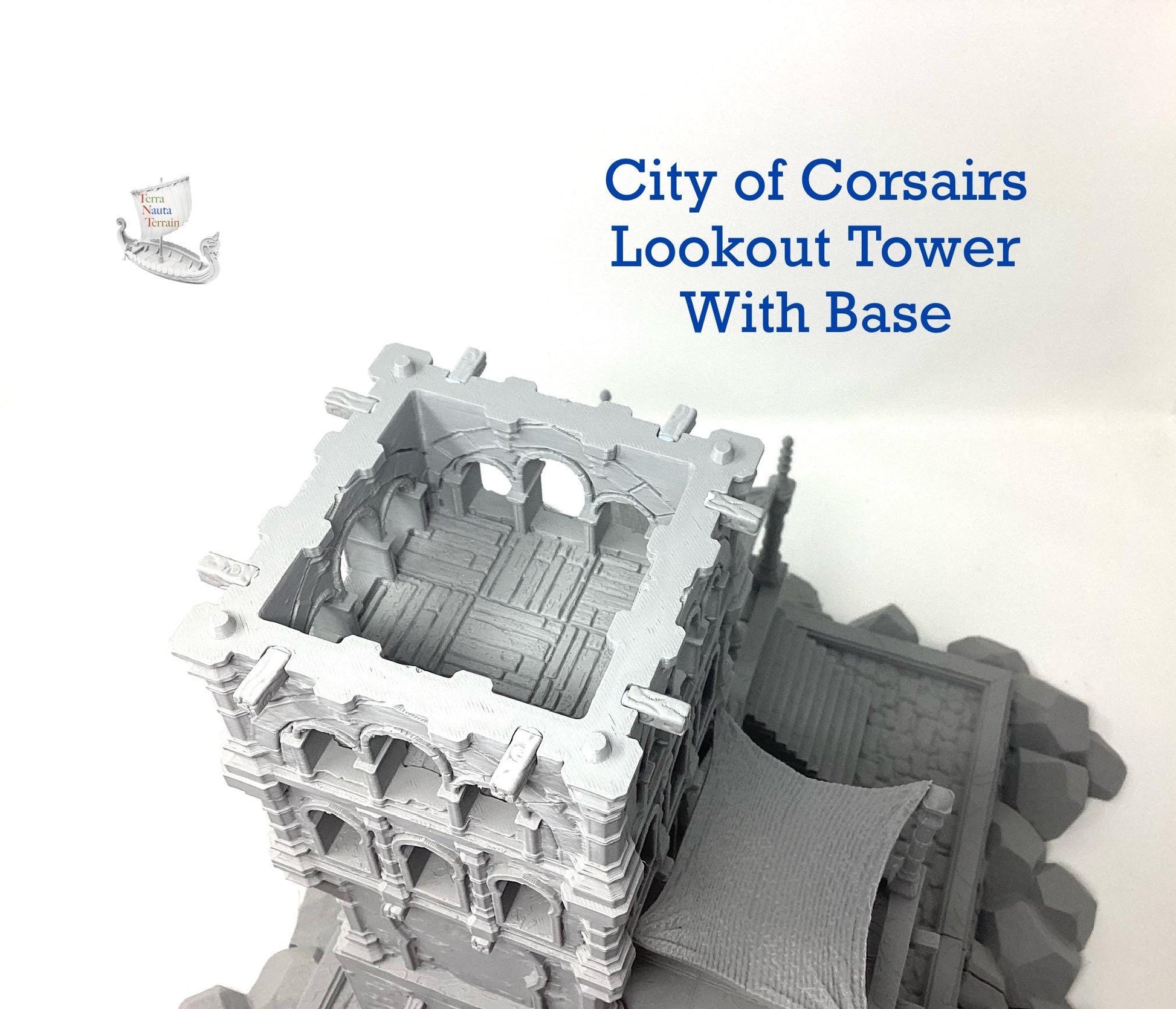 City of Corsairs Lookout Tower with base
