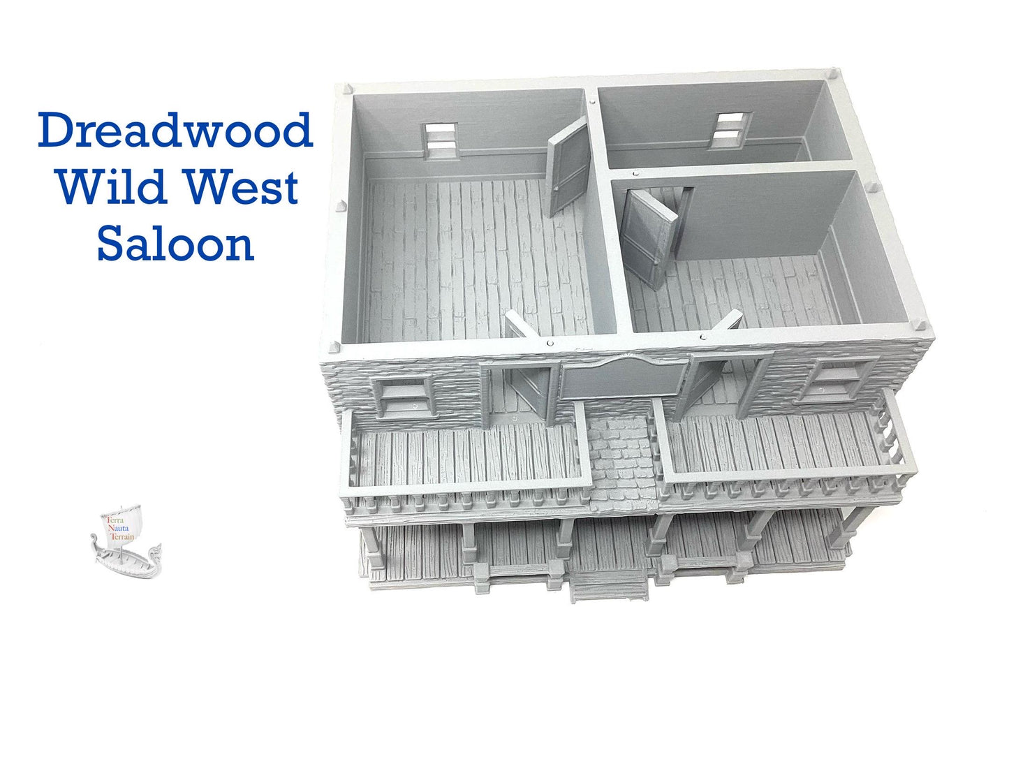 Dreadwood, a Wild West Frontier Town. Saloon